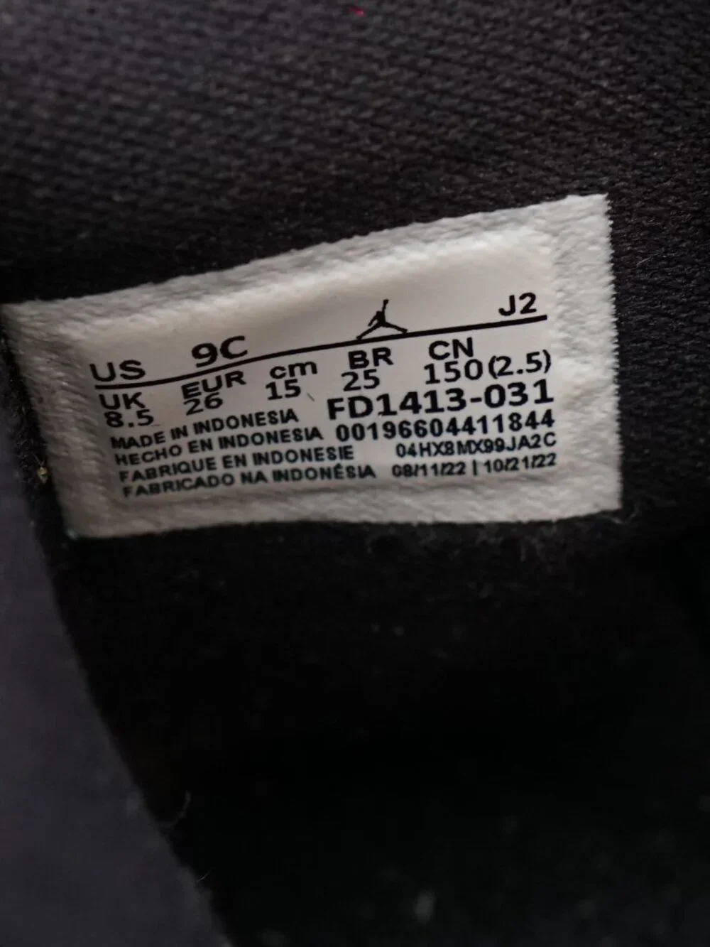 Air Jordan 1 Retro OG High Lucky Green - Size 9C